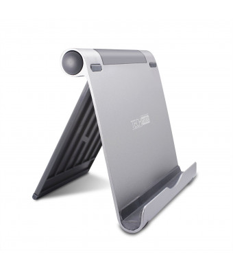 iPad Pro Stand, TechMatte Multi-Angle Aluminum Holder for iPad Pro 12.9 10.5 9.7 inch Tablets, E-readers and Smartphones,Nintendo Switch - XL-Size Stand