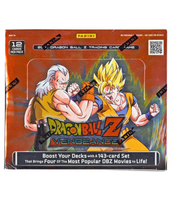 2016 DBZ Dragonball Z Vengeance Booster Box TCG English Card Game - 24 packs / 12 cards