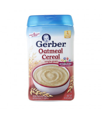 Gerber Oatmeal Cereal Single Grain