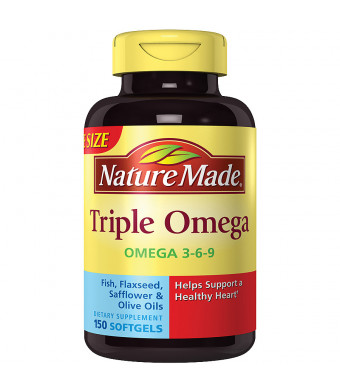 Nature Made Triple Omega Liquid Softgels Dietary Supplement