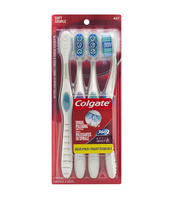 Colgate Optic White Toothbrush, Adult Full Head Soft Soft Full Head