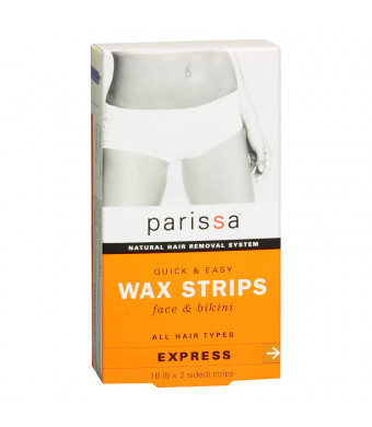 Parissa Quick & Easy Wax Strips, Face & Bikini