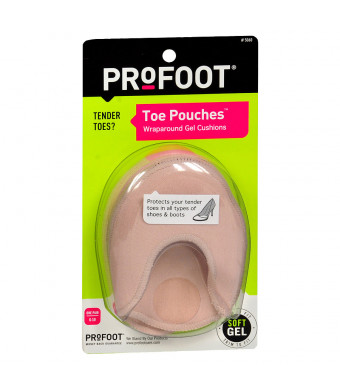 Profoot Care Pump Pouches Amazing Wraparound Toe Cushions 6-10