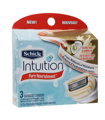 Schick Intuition Pure Nourishment with Coconut Milk & Almond Oil Razor Refills