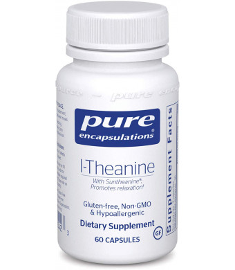 Pure Encapsulations - l-Theanine - Hypoallergenic Supplement Promotes Relaxation and Helps Moderate Occasional Stress* - 60 Capsules