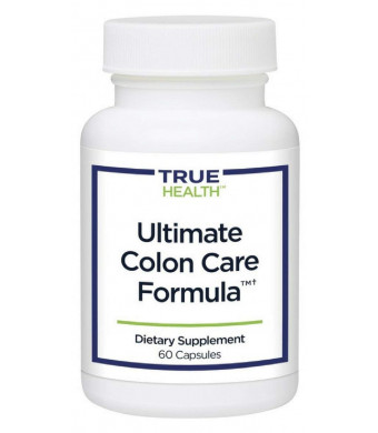 True Health Ultimate Colon Care Formula | Digestive Support, Softens Stool, Reduce Gas and Bloating (60 Capsules)