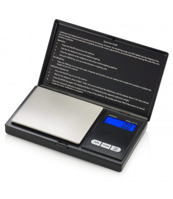 Smart Weigh SWS600 Elite Pocket Sized Digital Scale 600 x 0.1g, Black