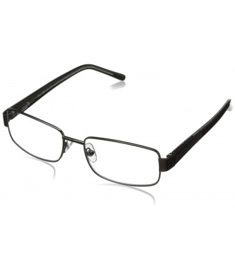 Foster Grant Wes Men's Rectangular Multifocus Glasses