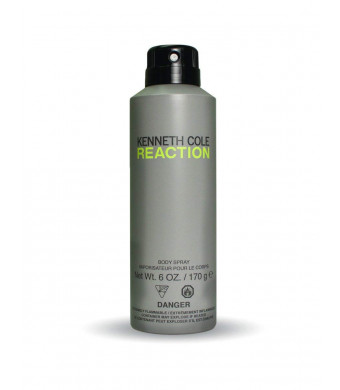 Kenneth Cole Reaction Body Spray, 6.0 Oz