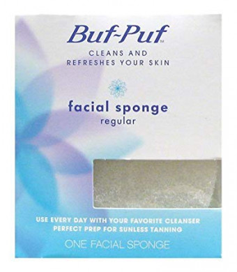 Buf-Puf Facial Sponge, Regular 1 ea(pack of 2)