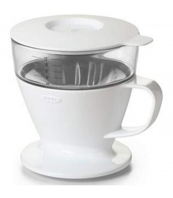 OXO Good Grips Single Serve Pour Over Coffee Dripper with Auto-Drip Water Tank