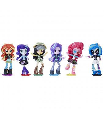 My Little Pony Equestria Girls Toys 6-Pack: Starlight Glimmer, Daring Do Dazzle, Pinkie Pie, Sunset Shimmer, Rarity, and DJ Pon-3 Mini-Dolls (Amazon Exclusive)