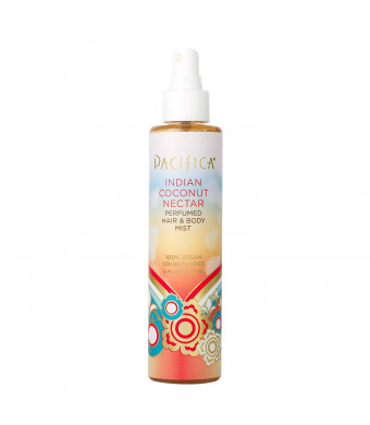 Pacifica Beauty Indian Coconut Nectar Perfumed Hair and Body Mist, Indian Coconut Nectar, 6 Fluid Ounce