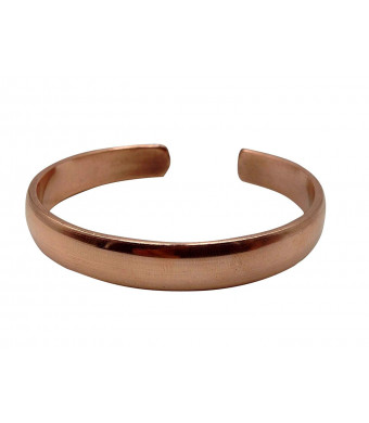 Healing Lama Hand Forged 100% Copper Bracelet. Made with Solid and High Gauge Pure Copper. Helps Reducing The Joint Pain and Stiffness, Joint Related Inflammation and Skin Allergies.