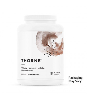 Thorne Research - Whey Protein Isolate (Chocolate Flavor) - Easy-to-Digest Whey Protein Isolate Powder - NSF Certified for Sport - 30.9 oz