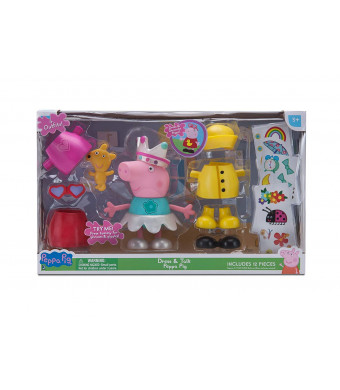 Peppa Pig Talking Dress Up Peppa Deluxe Figure Pack