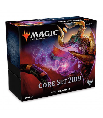 Magic: The Gathering Core Set 2019 Bundle (MTG) (M19) 10 Booster Packs + Accessories