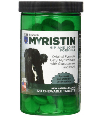 EHP Products Myristin Canine 120 Count Joint Formula