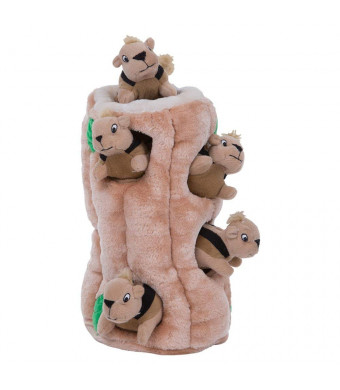 Outward Hound Hide-A-Squirrel Puzzle Plush Squeaking Toys Dogs