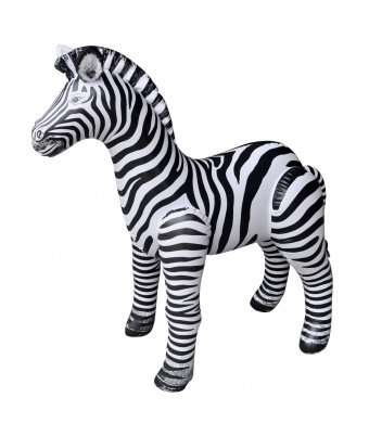 Jet Creations Inflatable Zebra, 32"