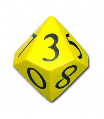 Learning Advantage 7391 Jumbo 10-Sided Foam Die, Grade : Kindergarten