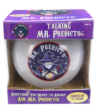 Mr. Predicto Fortune Telling Ball - The Fun Way to Discover Your Future - Ask a YES or NO Question and He'll Magically Speak the Answer - Like a Next Generation Magic 8 Ball - Fortune Teller Toy