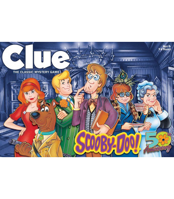 CLUE: Scooby-Doo Board Game | Official Scooby-Doo Merchandise Based on The Popular Scooby-Doo Cartoon | Classic Clue Game Featuring Scooby-Doo Characters | Gather The Gang and Solve The Mystery!