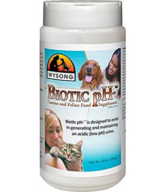 WYSONG Pet Nutritional Products Biotic pH Supplement for Cats and Dogs, 9.75 Ounce