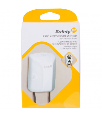 Safety 1st Outlet Cover with Cord Shortener for Baby Proofing