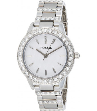 Fossil Women's Jesse Stainless Steel Glitz Dress Quartz Watch