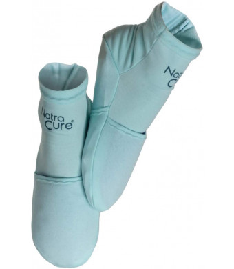 NatraCure Cold Therapy Socks - Reusable Gel Ice Frozen Slippers for Feet, Heels, Swelling, Edema, Arch, Chemotherapy, Arthritis, Neuropathy, Plantar Fasciitis, Post Partum Foot, Size: Small/Medium