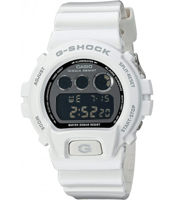 Casio Japanese Quartz Watch with Resin Strap, White, 16 (Model: DW6900NB-7)