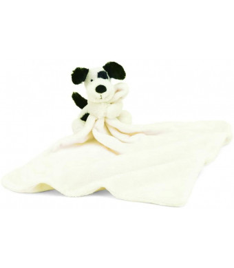 Jellycat Bashful Black and Cream Puppy Baby Security Blanket