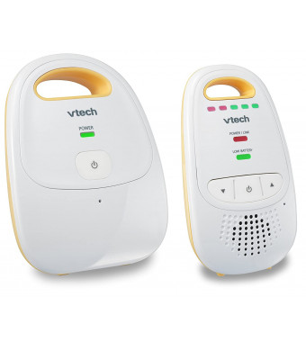 VTech DM111 Audio Baby Monitor with up to 1,000 ft of Range, 5-Level Sound Indicator, Digitized Transmission and Belt Clip