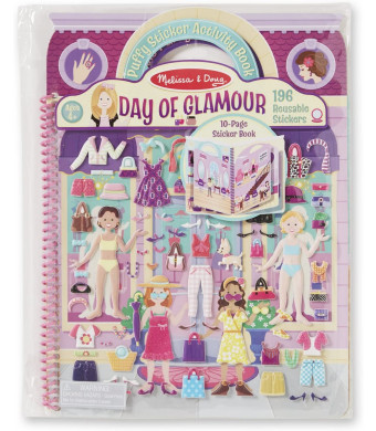 Melissa and Doug Puffy Sticker Activity Book--Day of Glamour