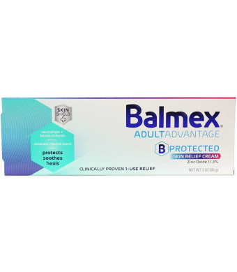 Balmex Adult Care Rash Cream, 3 OZ (Pack of 2)