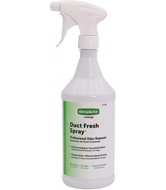 SimpleAir SC-3200 Duct Fresh Spray HVAC Air Freshener, Cleaner, Deodorizer Non Toxic for Odor Block, 32 Oz