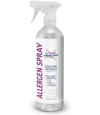 Allergy Asthma Clean Allergen Spray pet Dander, dust Mites, Cockroach allergen, 33.8oz