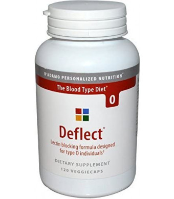 D'Adamo Personalized Nutrition - Deflect Lectin Blocker (Type O) 120Vc by D'Adamo Personalized Nutrition