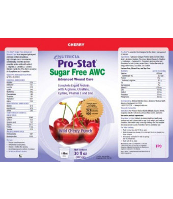 Pro-Stat Sugar Free AWC, Wild Cherry Punch, 30 fl oz by Pro-Stat