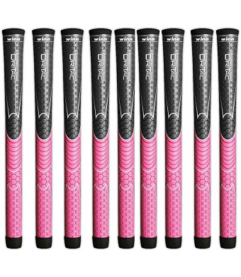 SET OF 9 or 13 NEW WINN DRI-TAC LADIES PINK GOLF GRIP. 3DT-GPK DRITAC