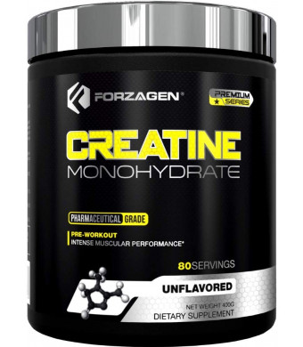 Forzagen Creatine Powder Monohydrate - Workout Supplements | No More Pills, Capsules | Best Creatine Unflavored For Muscle Growth Supplements For Men and Women | Organic Creatine monohydrate