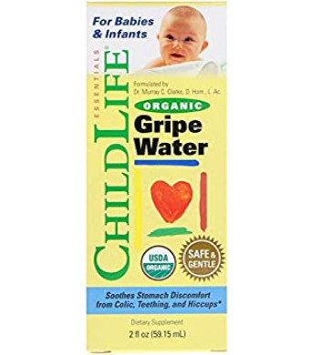 Organic Gripe Water for Babies and Infants Child Life 2 fl oz Liquid