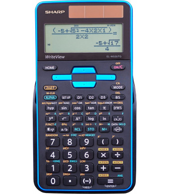 Sharp EL-W535TGBBL Scientific Calculator with WriteView 4 Line Display