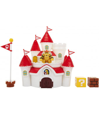 Nintendo Super Mario Mushroom Kingdom Castle Playset with Exclusive 2.5 Bowser Figure