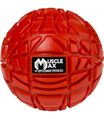 Muscle Max Massage Ball - Therapy Ball for Trigger Point Massage - Deep Tissue Massager for Myofascial Release - Mobility Ball for Exercise and Recovery