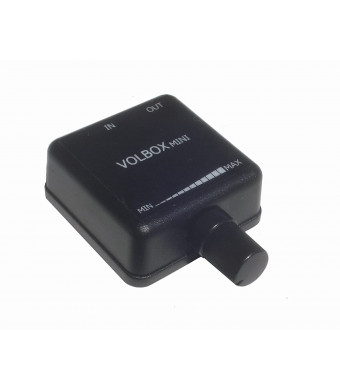 Volbox inline audio volume control attenuator 3.5mm 1/8" aux mini