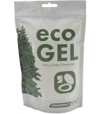 Eco Gel Port-A-Potty and Emergency Toilet Chemicals, Eco-Friendly Liquid Waste Gelling and Deodorizing Powder. Available in Single, 2, 3, 4, 30, and Case Packs