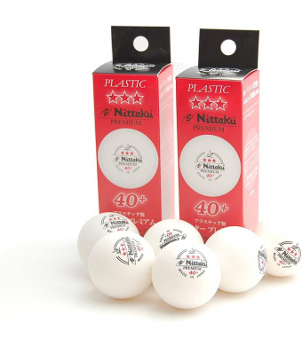 Nittaku 3-Star Premium 40+ Table Tennis Balls