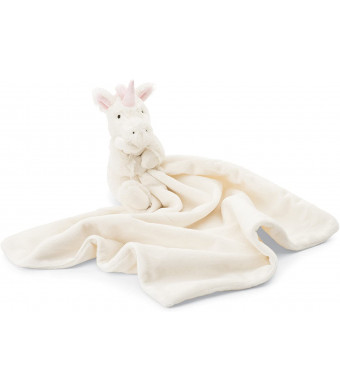 Jellycat Bashful Unicorn Baby Security Blanket